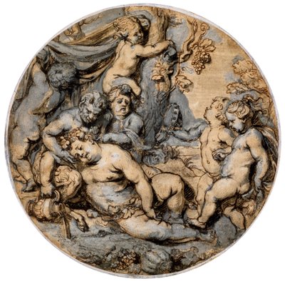 Bacchus endormi, 17ème siècle - Abraham Jansz van Diepenbeeck