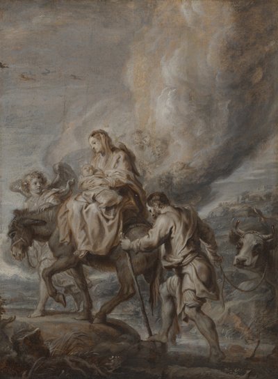 La fuite en Égypte - Abraham Jansz. van Diepenbeeck