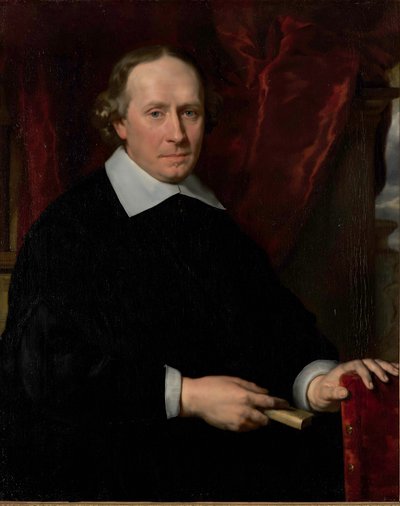Johannes Antonides van der Linden aussi Lindanus, Jan Antonides van der Linden, (1609-1664) médecin, botaniste et bibliothécaire néerlandais - Abraham Lambertsz. van den Tempel