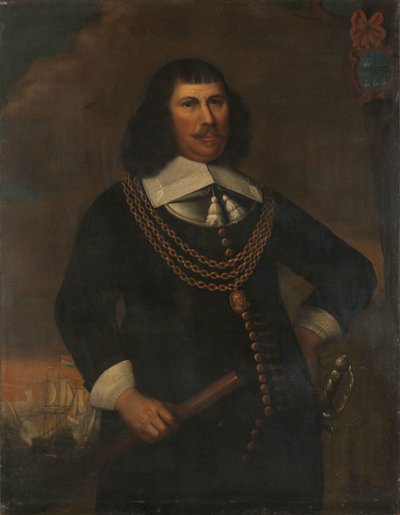 Pieter Florisz (ca. 1605-58), vice-amiral du district nord - Abraham Liedts (copy after)