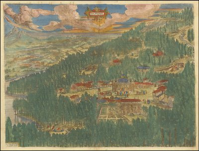 1624 vue imaginaire de Daphné à Antioche par Abraham Ortelius - Abraham Ortelius