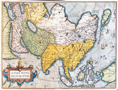 Asie - Abraham Ortelius