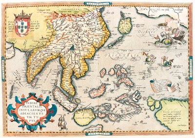 Indiae Orientalis Insularumque Adiacientium Typus. Carte géographique de l