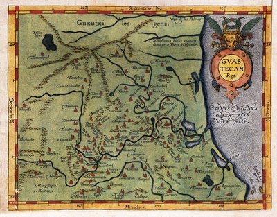 Carte du golfe du Mexique (Guastecan), de l