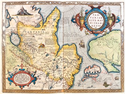 Nord-est de la Russie - Abraham Ortelius