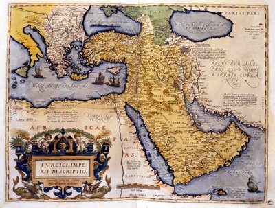 Empire Ottoman en 1588. Atlas d