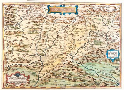 Roumanie - Abraham Ortelius
