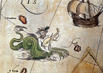 Triton jouant du luth près de l