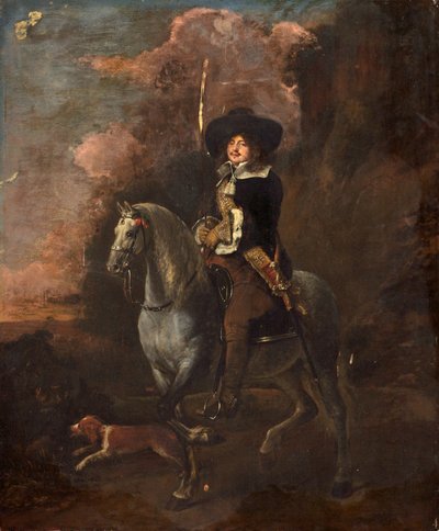 Cavalier sur un cheval gris, vers 1660 - Abraham Pietersz. van Kalraet