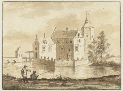 La maison Munniekenhof près du village de Grijpskerk à Walcheren - Abraham Rademaker