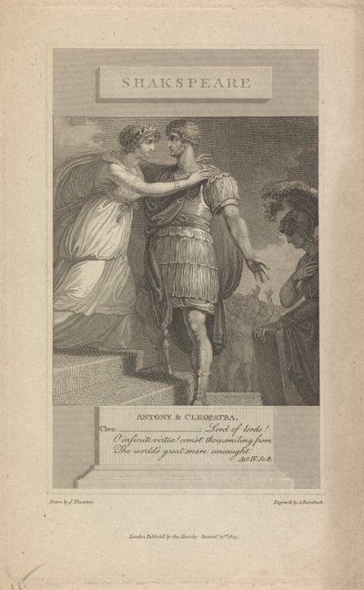 Antoine et Cléopâtre Acte IV Sc. 8 - Abraham Raimbach