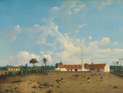 La sucrerie de Kemanglen près de Tegal (ou Tagal), Java - Abraham Salm