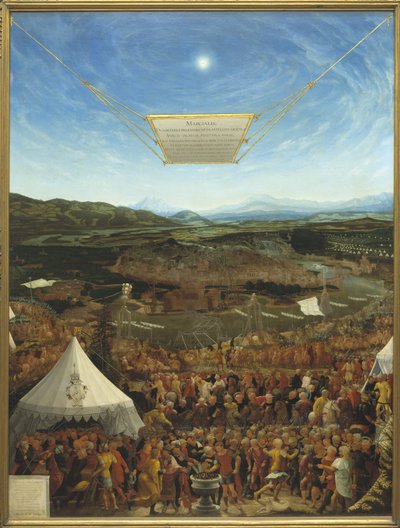 Mucius Scaevola devant Porsenna - Abraham Schöpfer