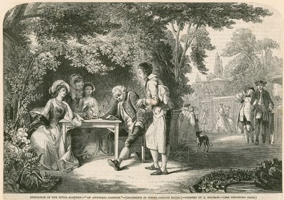 Orfèvre à la White Conduit House, Islington, Londres - Abraham Solomon