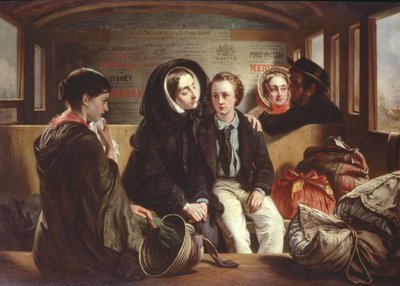 Deuxième classe - La Séparation, vers 1855 - Abraham Solomon