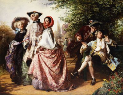 Le Renard et les Raisins, 1858 - Abraham Solomon