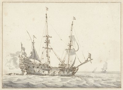 Navire de guerre hollandais - Abraham Storck