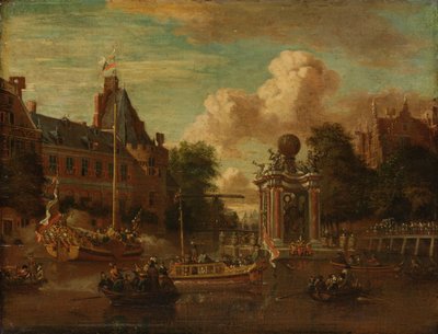 La légation moscovite en visite à Amsterdam - Abraham Storck