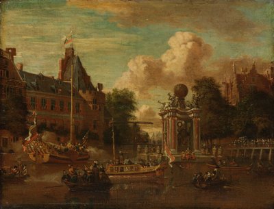 La légation moscovite visitant Amsterdam, 29 août 1697 - Abraham Storck