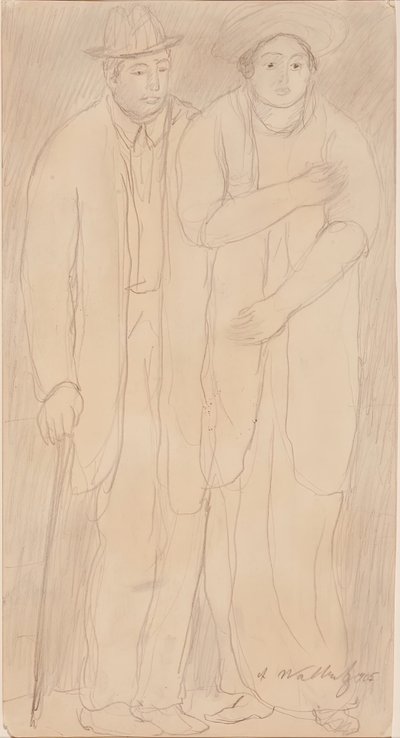 Homme et femme - Abraham Walkowitz