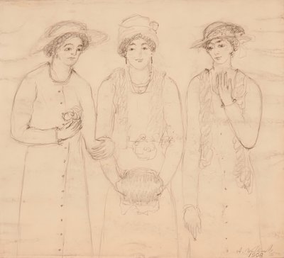 Trois femmes, 1908 - Abraham Walkowitz