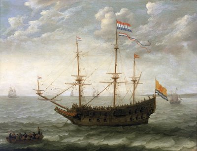 Un navire de Zélande (Pays-Bas) - Abraham Willaerts