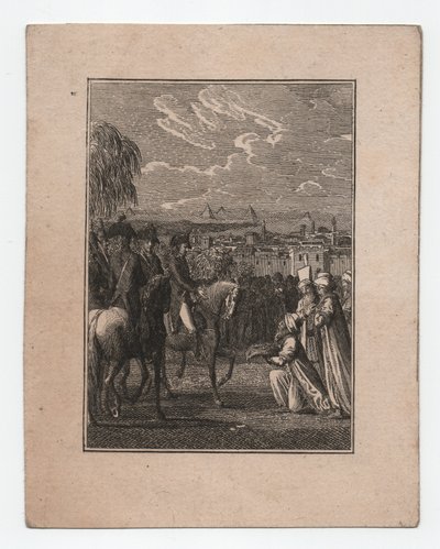 Napoléon en Égypte, vers 1795 (gravure) - Abraham Wolfgang Küffner