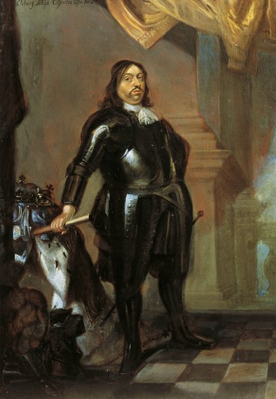 Portrait de Charles X Gustave de Zweibrücken-Kleeburg (Nyköping) - Abraham Wuchters