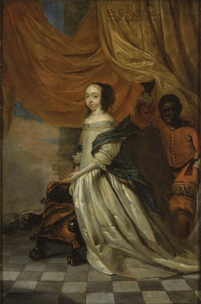 Portrait de Hedvig Eleonora de Holstein-Gottorp, reine de Suède - Abraham Wuchters