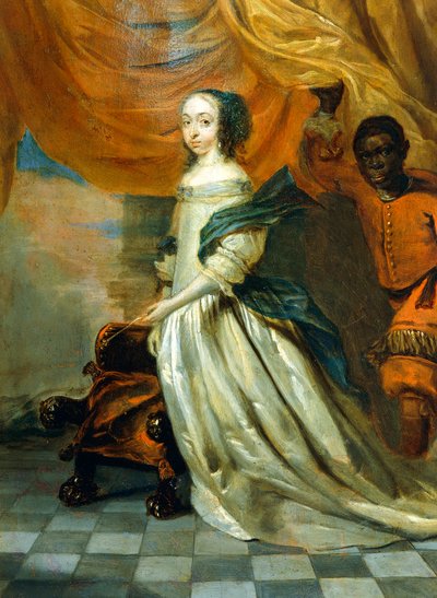 Portrait de Hedvig Eleonora de Holstein-Gottorp - Abraham Wuchters