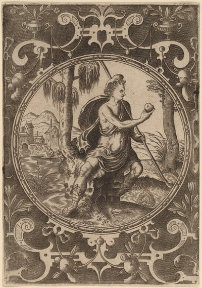 Paris avec la pomme - Abraham de Bruyn
