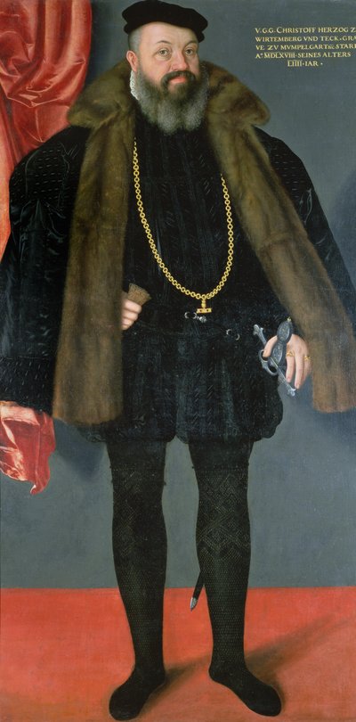 Christoph, duc de Wurtemberg (1515-68), fils d