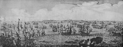 Bataille dans les Downs, vers 1639 - Abraham de Verwer