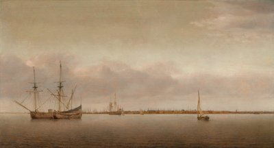 Vue de Hoorn - Abraham de Verwer