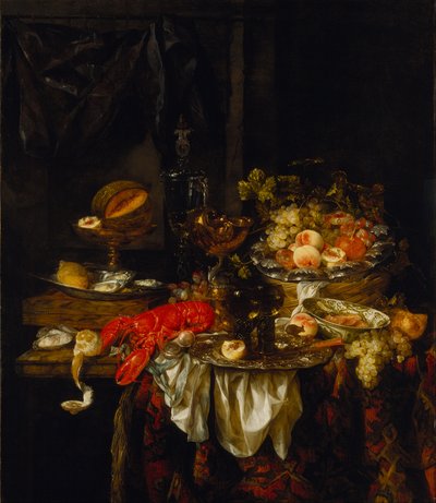 Nature morte de banquet - Abraham van Beyeren