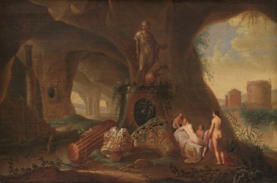 Nymphes dans une grotte - Abraham van Cuylenborch