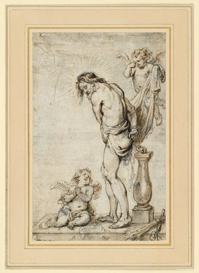 Le Christ à la colonne de la flagellation - Abraham van Diepenbeeck