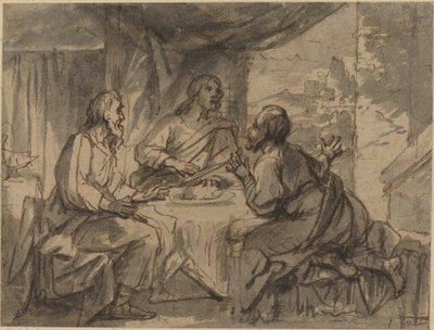 Supper à Emmaüs - Abraham van Diepenbeeck