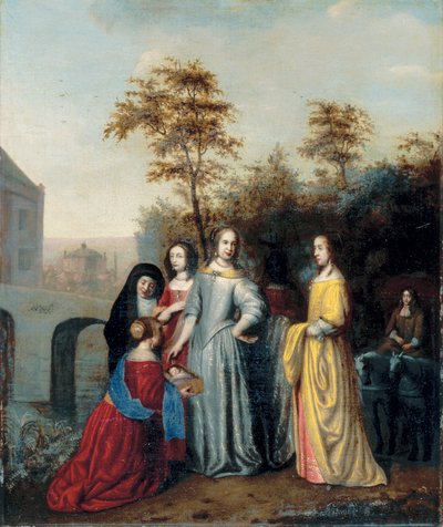 La Découverte de Moïse - Abraham van Dyck