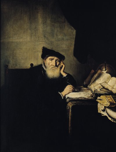 Un philosophe dans son étude - Abraham van den Hecken
