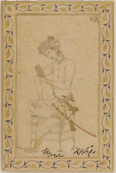 Jeune homme assis - Abu al Hasan