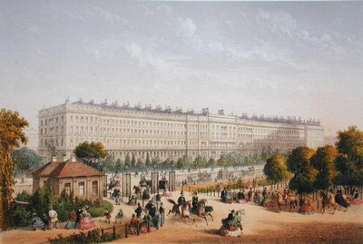 Hyde Park Gardens, vers 1862 - Achille Louis Martinet