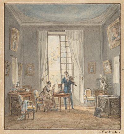 Salon intérieur avec Gabriel d