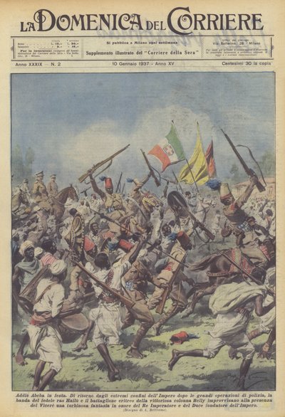 Addis-Abeba en fête - Achille Beltrame
