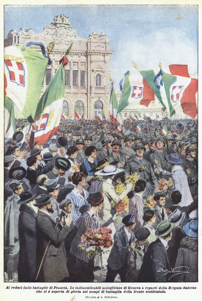 Aux revenants des batailles de France - Achille Beltrame