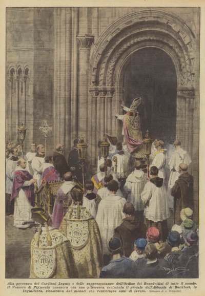 En présence du Cardinal Légat et des représentants de l