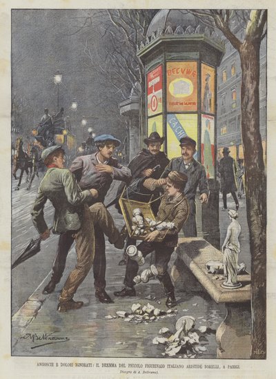 Angoisses et douleurs ignorées, le drame du petit figurinaio italien Aristide Borelli, à Paris - Achille Beltrame
