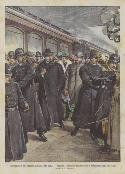 Arrivée du M° et de l