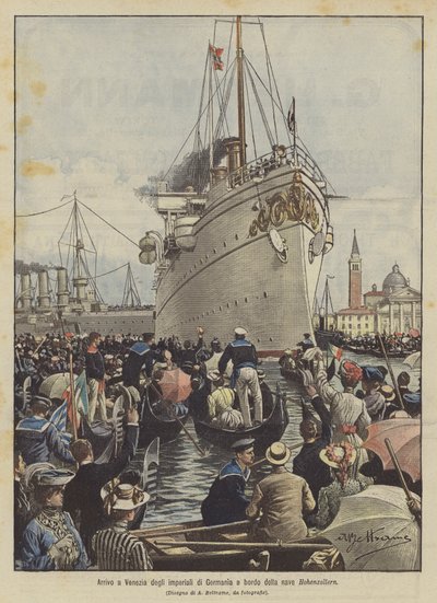 Arrivée à Venise des impériaux d