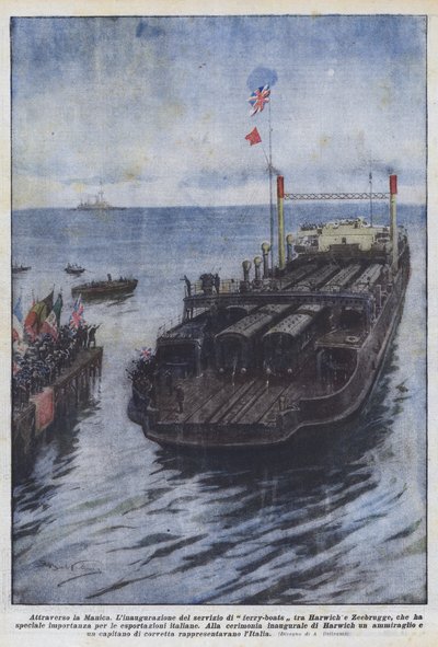 À travers la Manche - Achille Beltrame